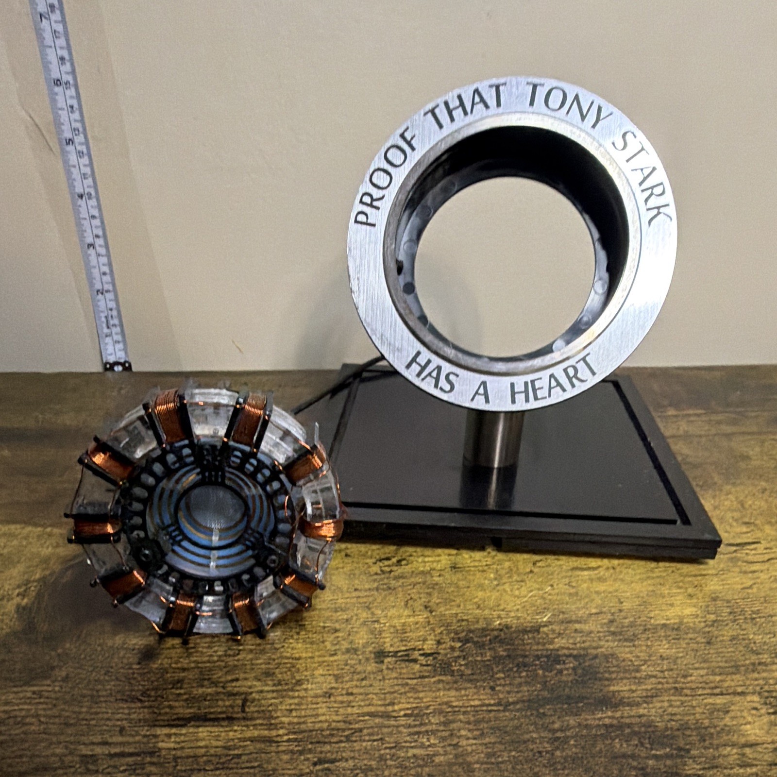“Proof That Tony Stark Has A Heart” Arc Reactor Display Prop Reproduction