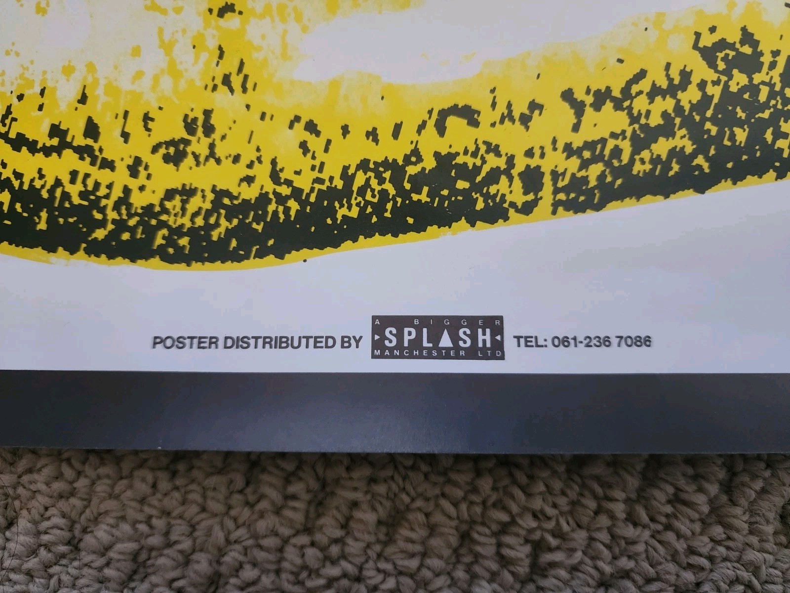 The Stone Roses debut LP poster Splash original Official Commercial Merch Lemon