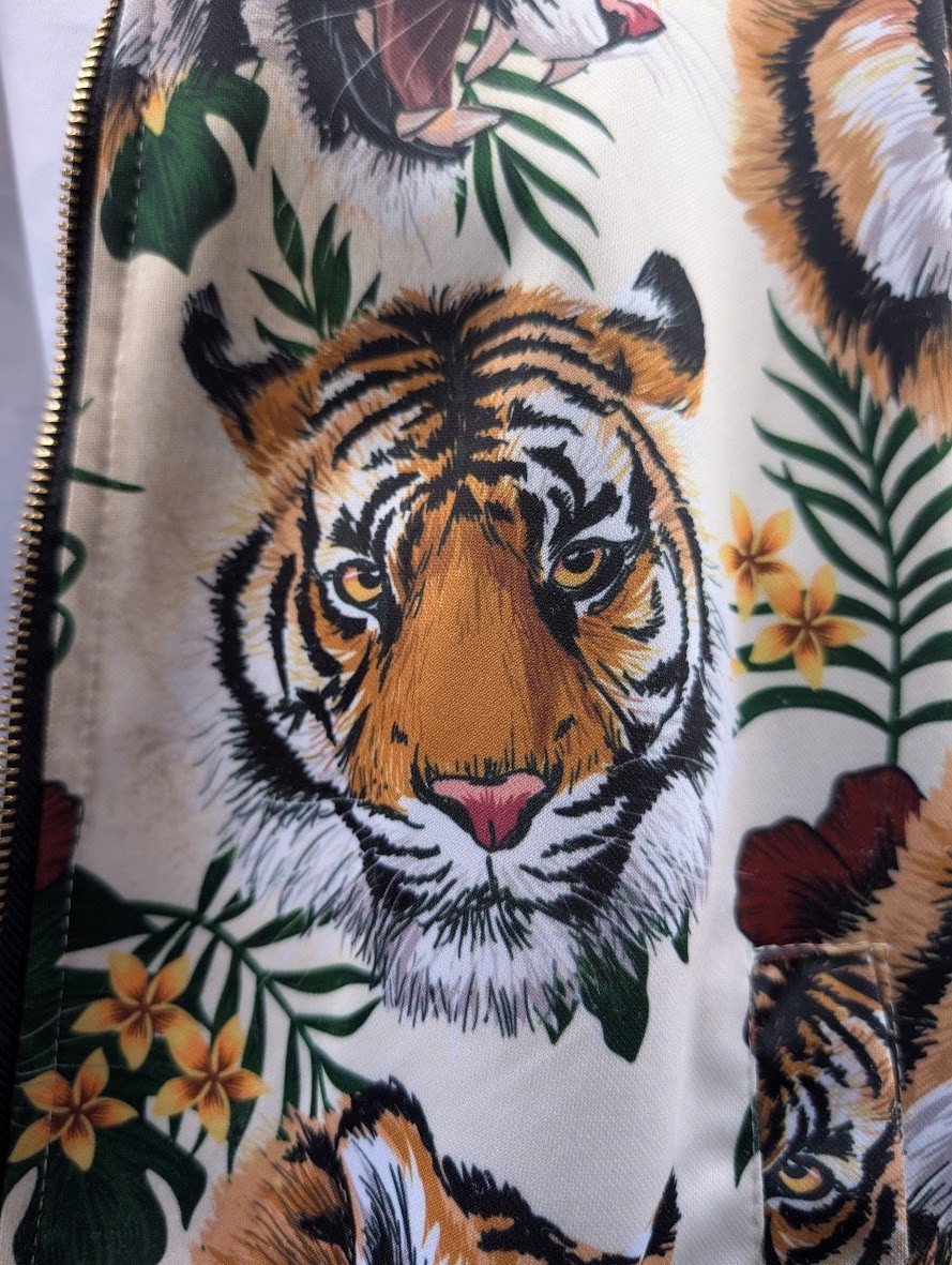 Bullet Train (2022) Screen-Worn Tiger Print Track Jacket – Sony Pictures #1224