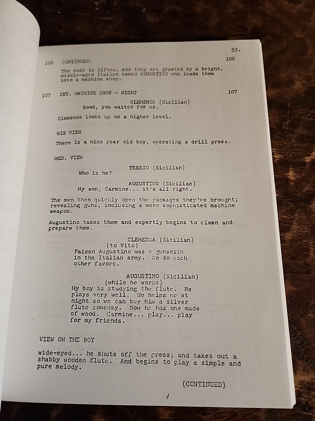 The Godfather Part Two Screenplay Second Draft By Mario Puzo And Coppola 1973