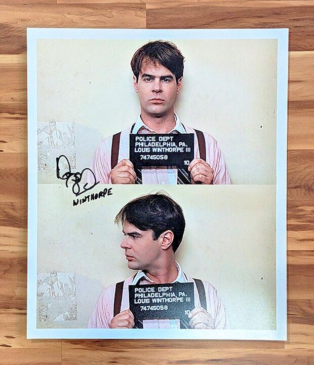 DAN AYKROYD signed 20×24″ photo poster TRADING PLACES Blues Brothers EXACT PROOF