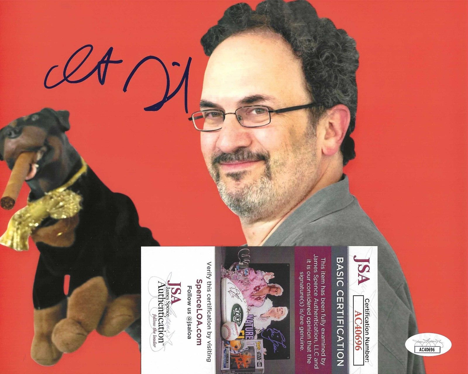 Robert Smigel Signed 8×10 Photo w/ JSA COA #AC40696 Triumph the Insult Comic Dog