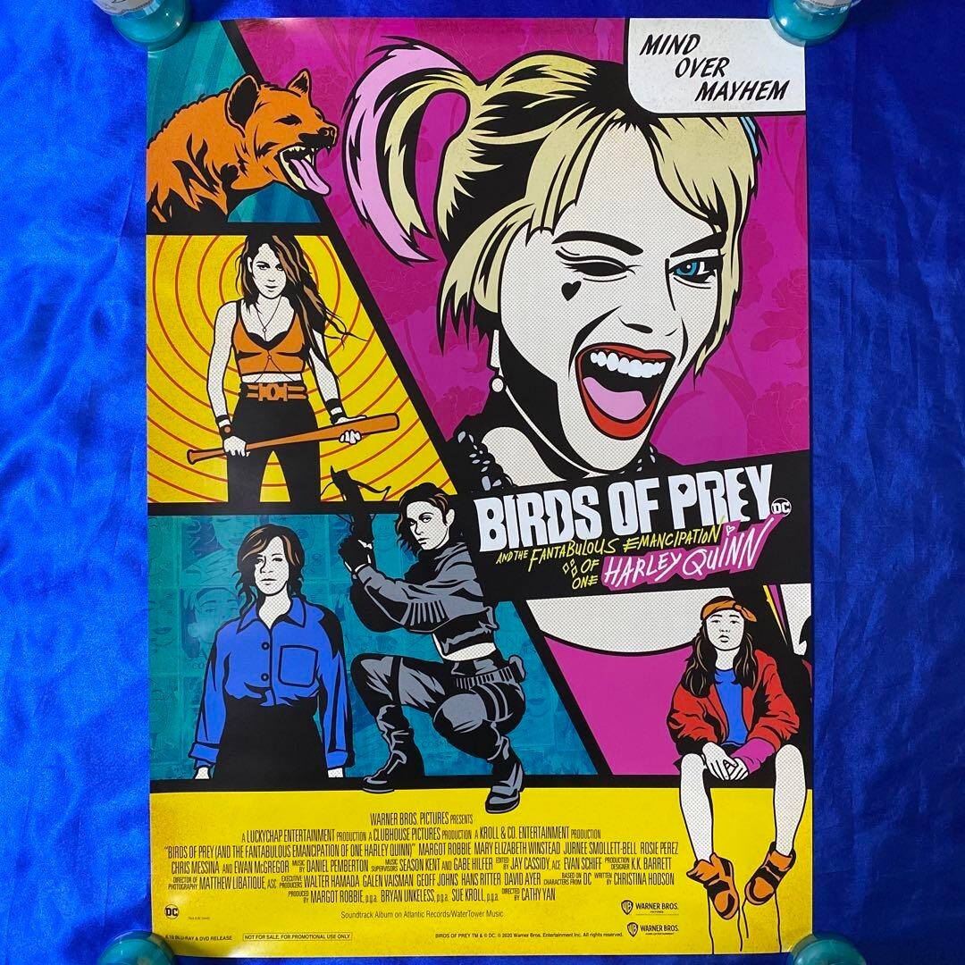Birds of Prey 2020 Japan Original Promo Poster_A 20x28in (515x728mm)