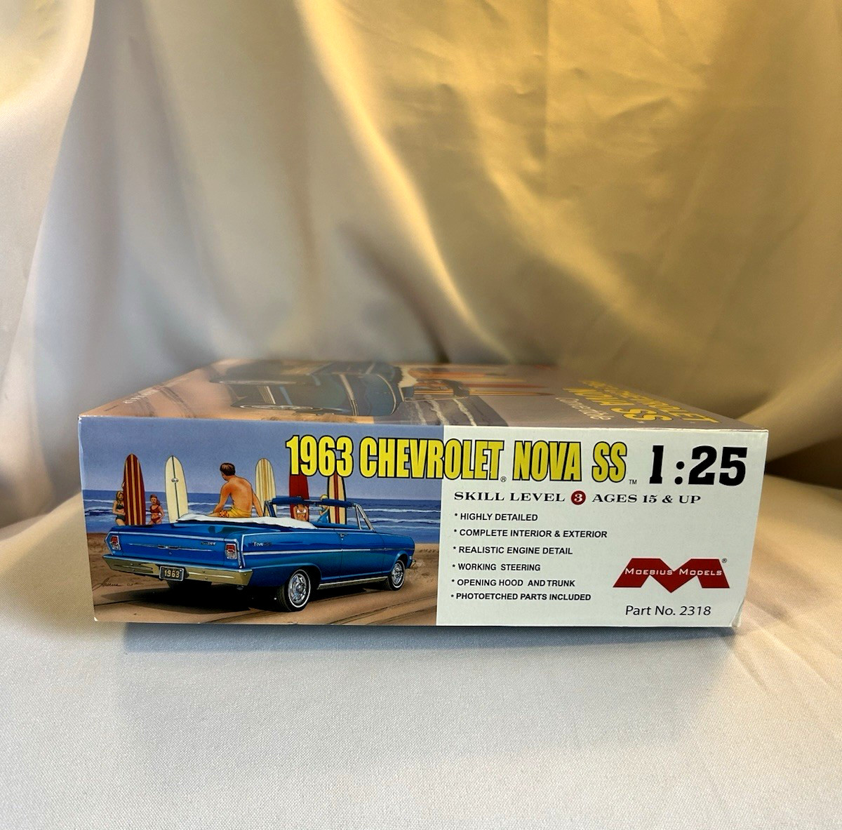 MOEBIUS Chevrolet 1963 NOVA SS Convertible model kit NEW in FACTORY BOX
