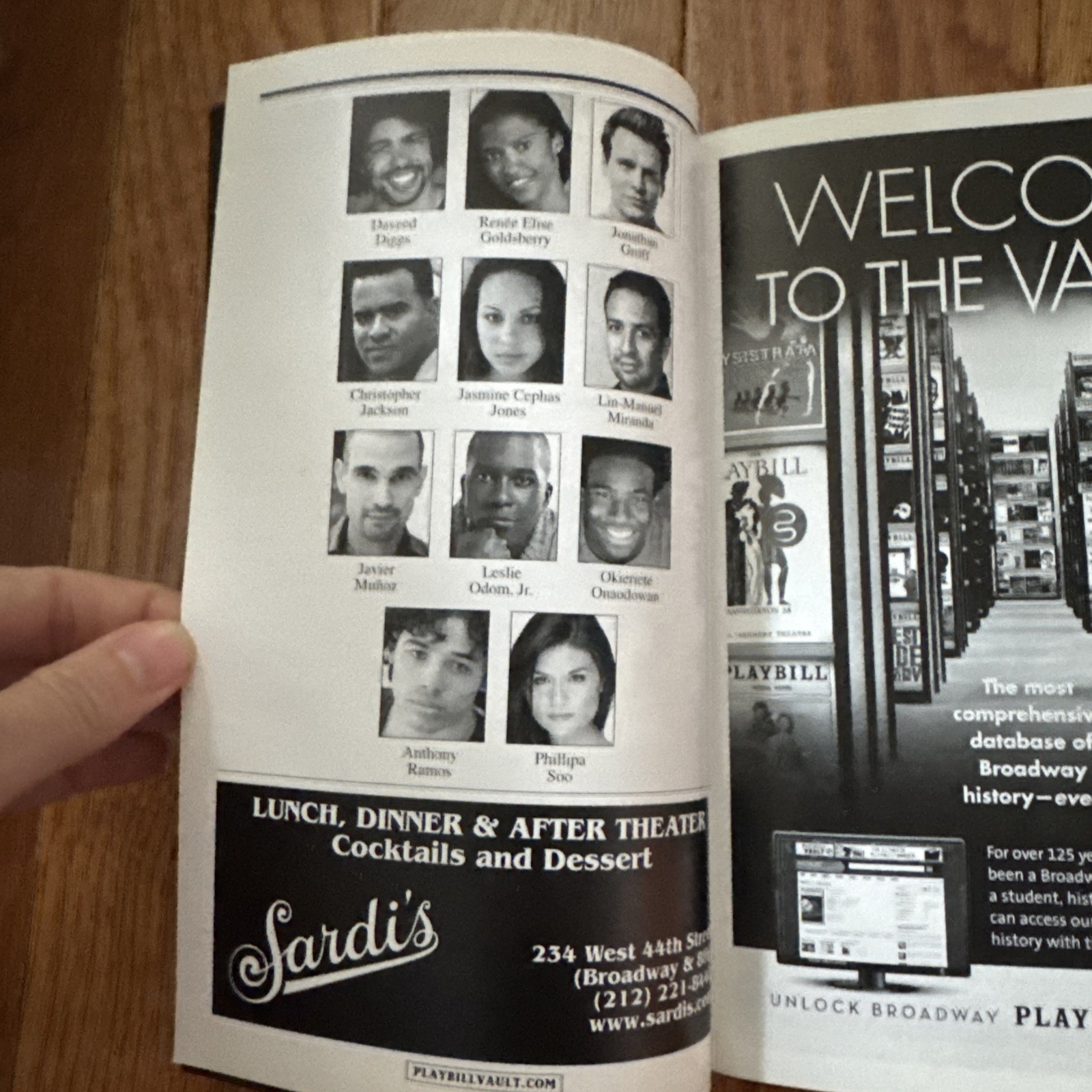 Hamilton Playbill July 2015 Autographed Original Broadway OBC Lin Manuel Miranda