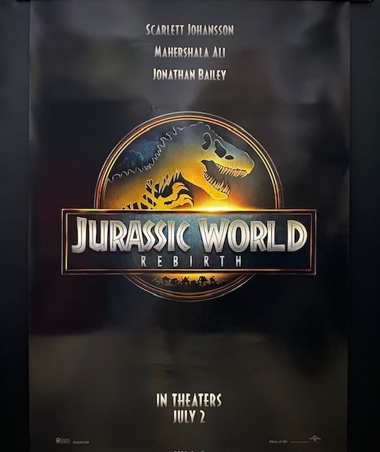 Poster: Jurassic World Rebirth V.1 Size 27Inch x 40Inch Double Sided