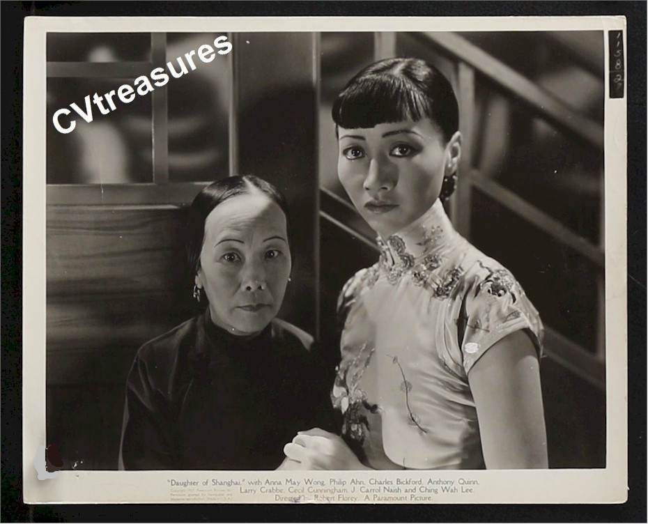 Anna May Wong DAUGHTER of SHANGHAI Original Vintage Historic TYPE 1 Photo 1937 4