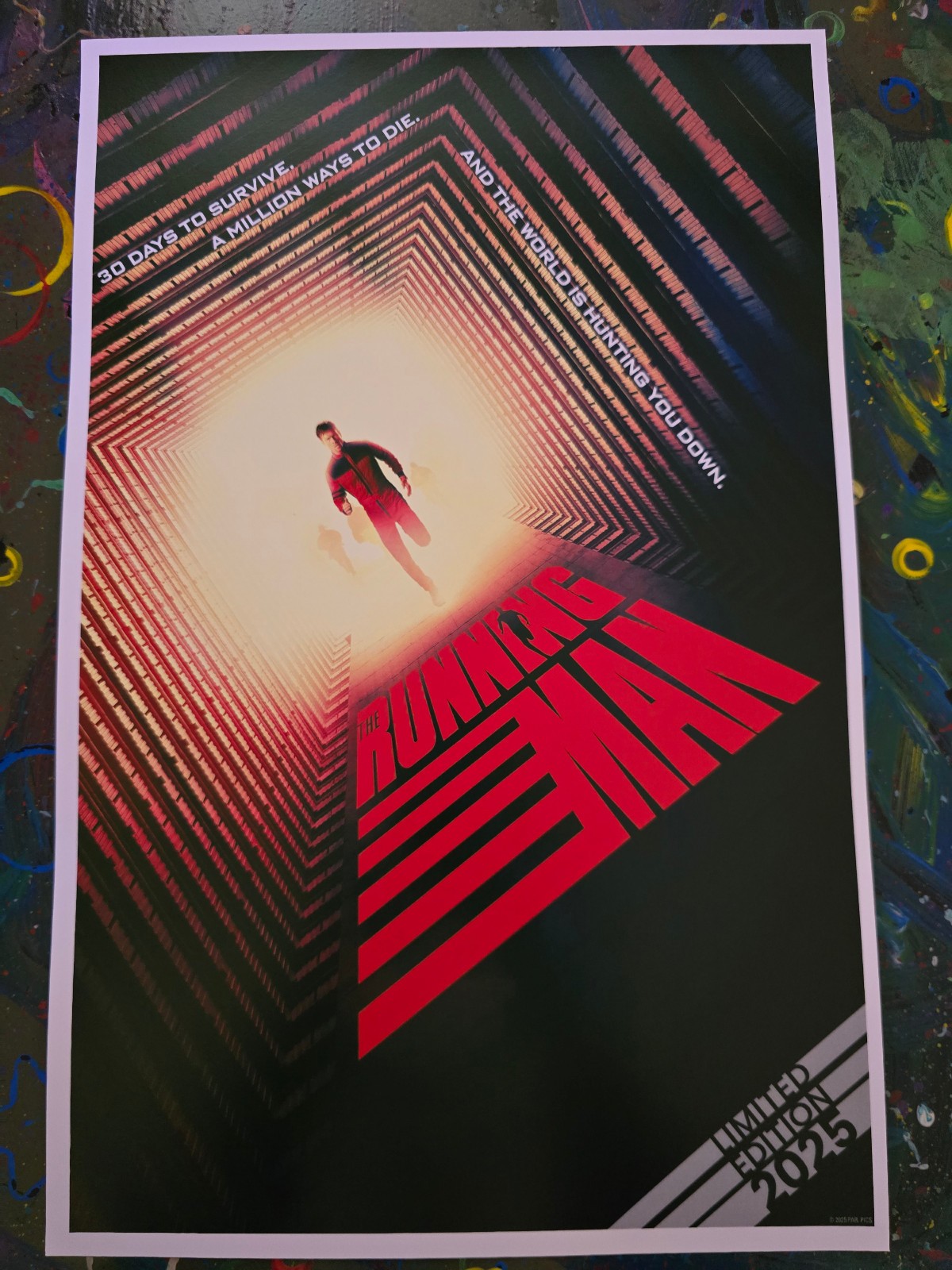 The Running Man 11″ x 17″ Collector’s Movie Poster ( T3 )