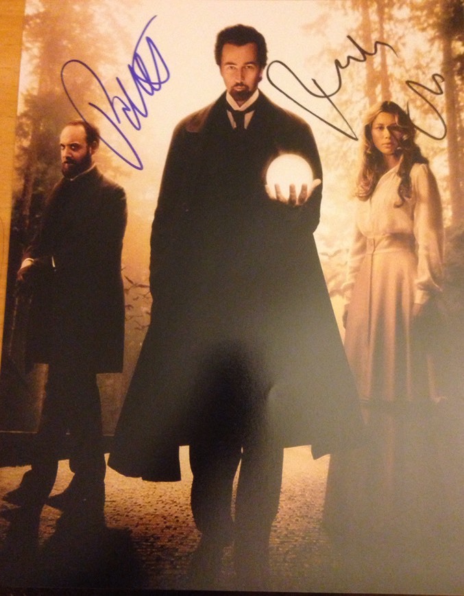 David Glass Paul Giamatti Autograph Signed 11×14 Photo The Illusionist Movie