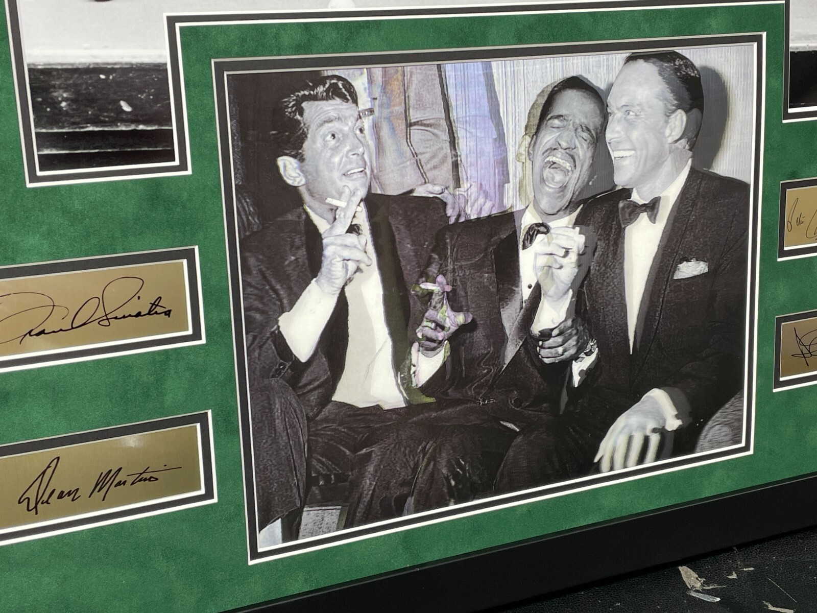 Rat Pack Oceans 11 Billiards Pool Ball 3D Collage Un Signed Photo Framed Vegas