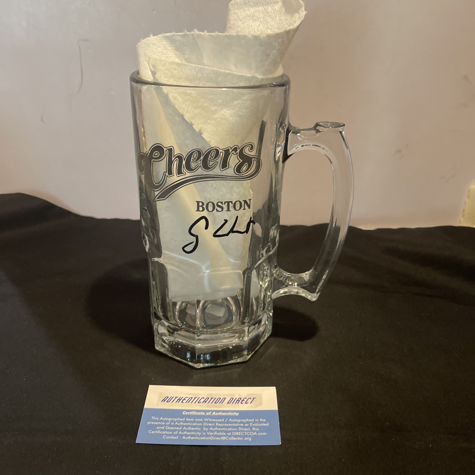 🤩 GEORGE WENDT “NORM” signed CHEERS MUG W/COA As Pictured Very Cool 😍
