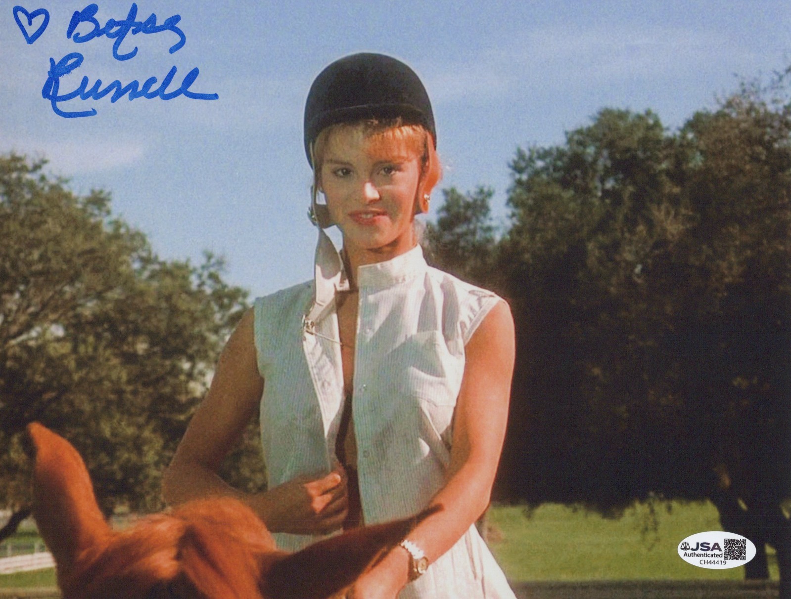 BETSY RUSSELL Signed PRIVATE SCHOOL 8×10 Photo JORDAN Autograph JSA CERT