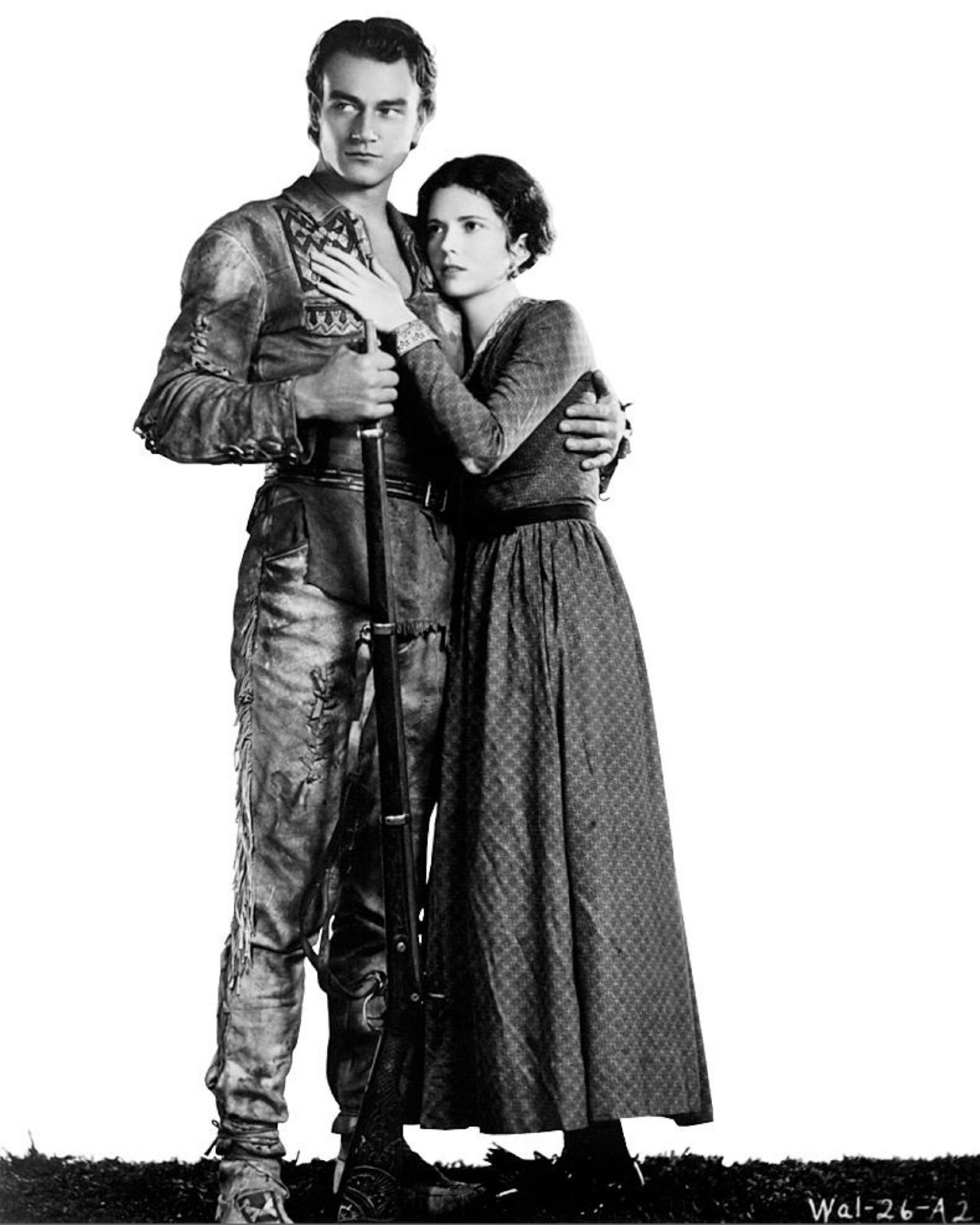 JOHN WAYNE MARGUERITE CHURCHILL PHOTO the big trail