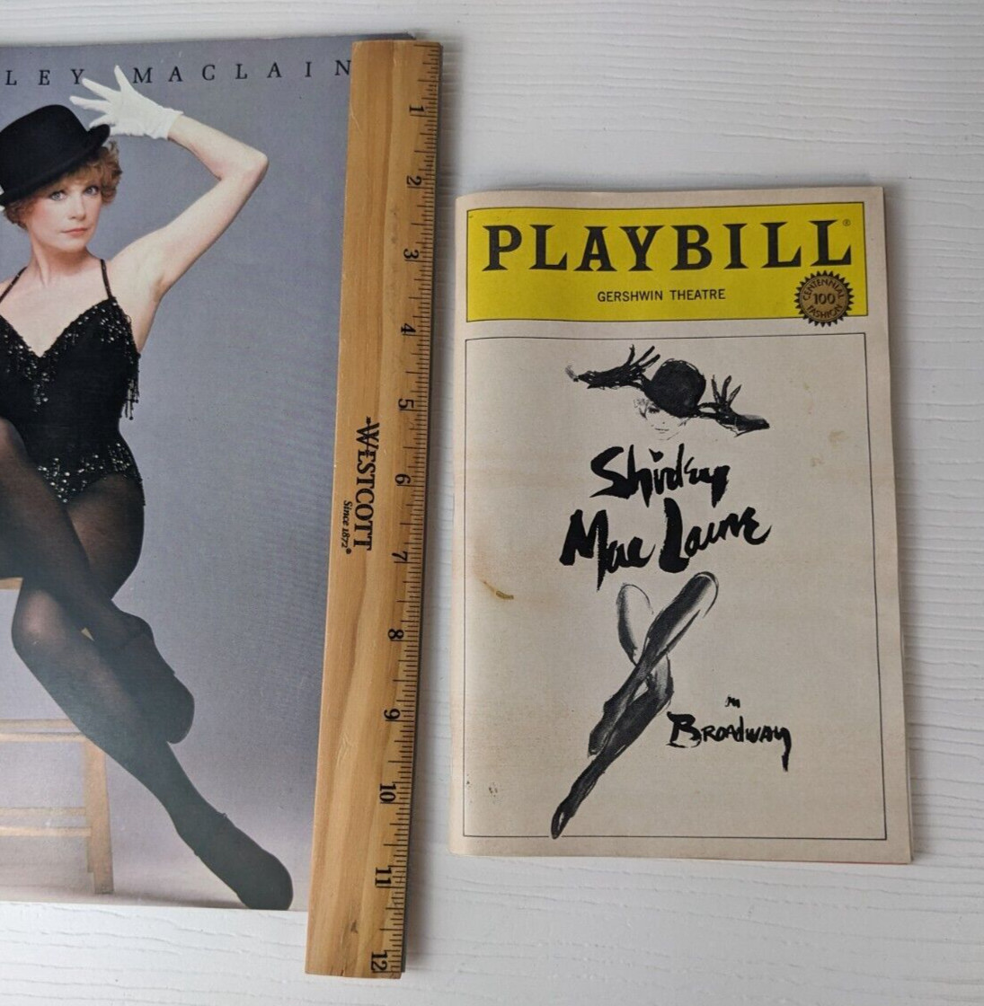 1984 Playbill & Program Gershwin Theatre Shirley MacLaine Broadway Alan Johnson