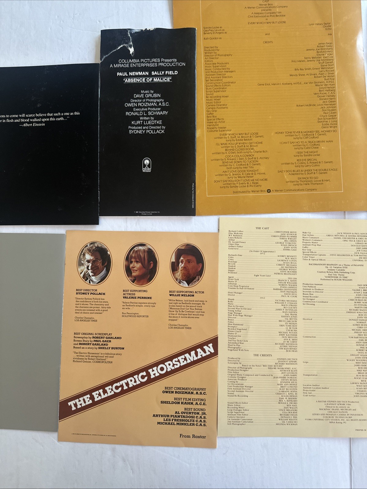 Lot Of 10 Hollywood Movie Special Screening Souvenir Program Magazines 1970s