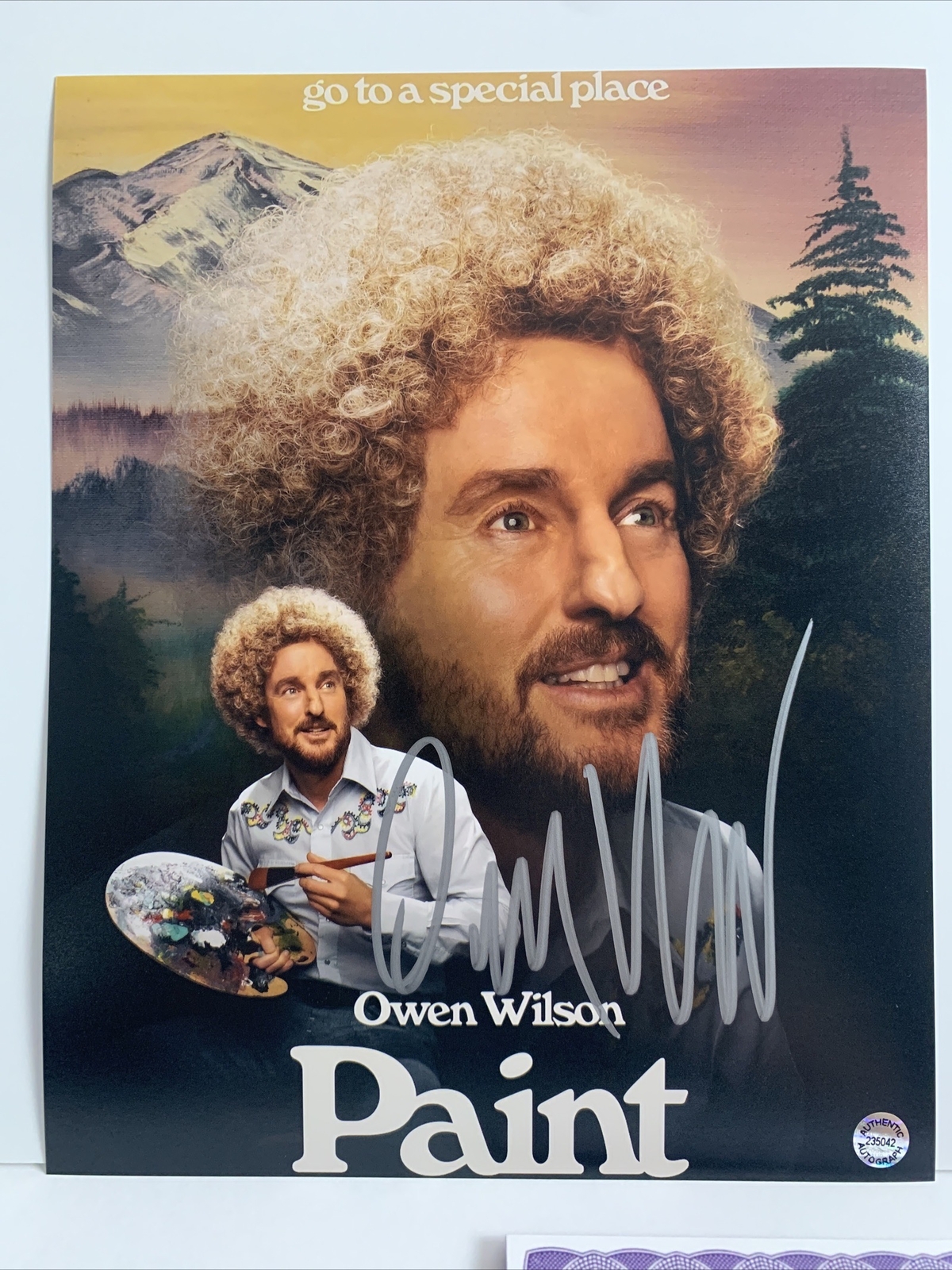 Owen Wilson (Paint Actor) Signed Autographed 8×10 photo – AUTO w/COA