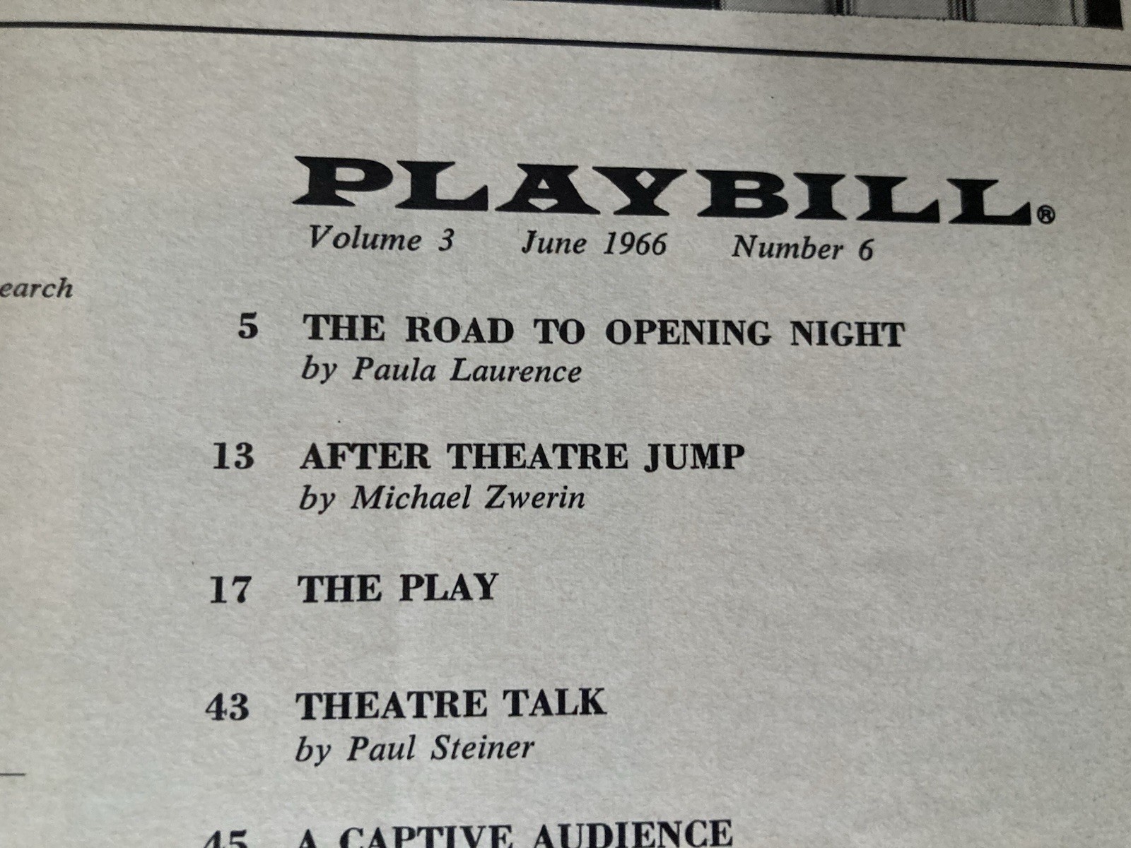 BEA ARTHUR MAME OBC Playbill, Lights Of BROADWAY card, GOLDEN GIRLS sticker LOT