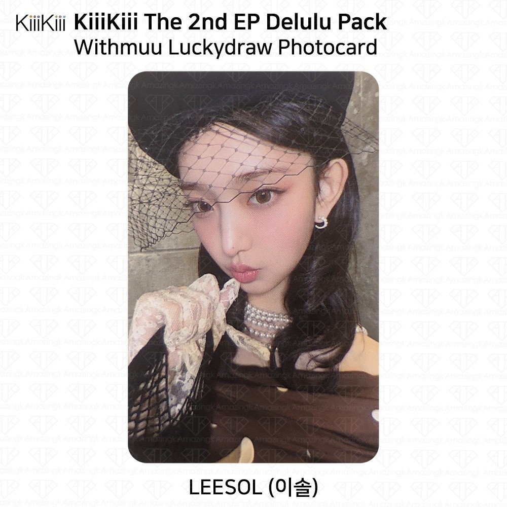 KiiiKiii The 2nd EP Delulu Pack Withmuu Lucky Draw Photocard KPOP K-POP