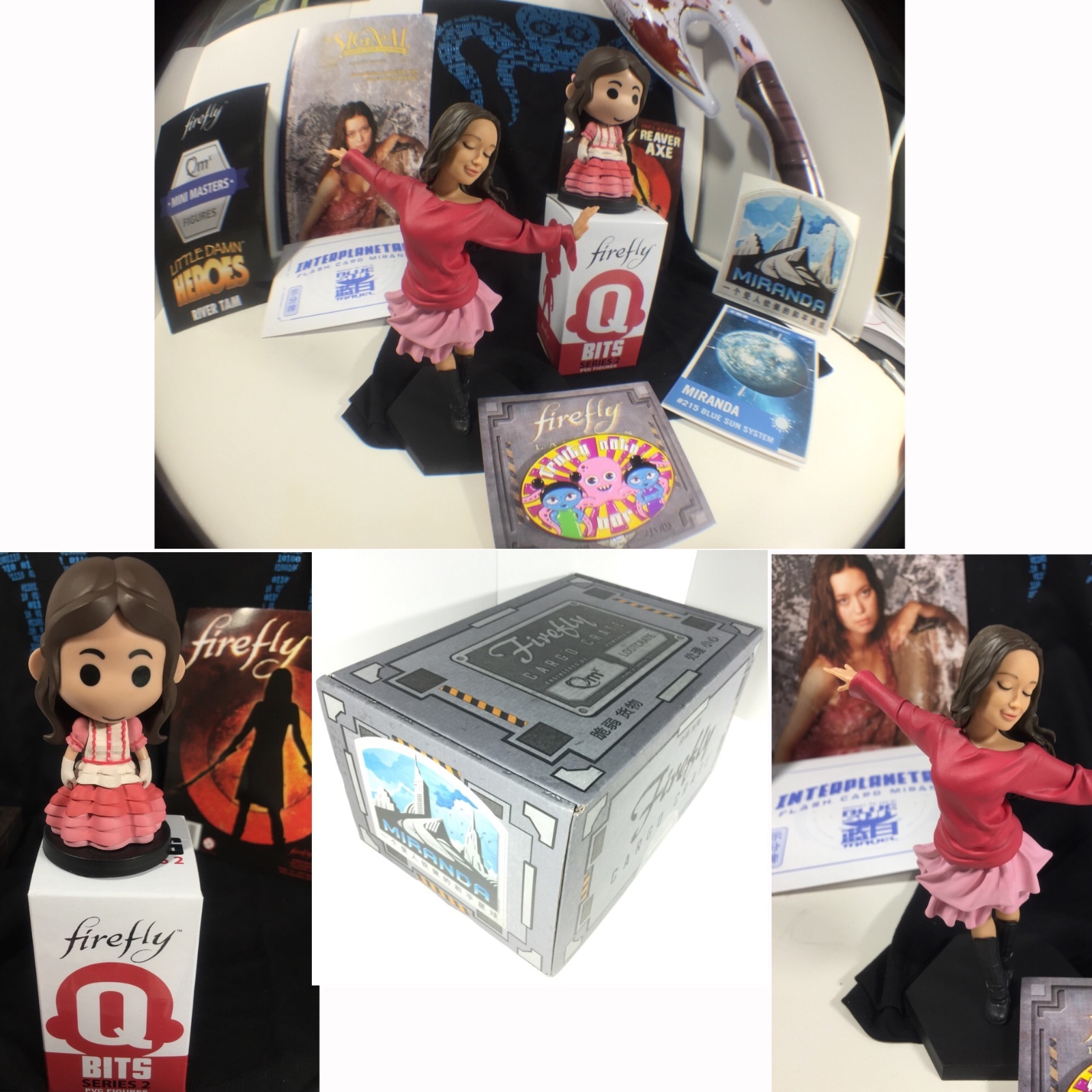 FIREFLY CARGO LOOTCRATE LOT (SUMMER GLAU RIVER TAM KAYLEE Q-BITS MINI MASTERS)