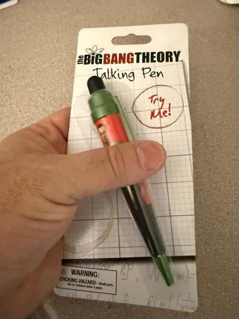 The Big Bang Theory Talking Pen