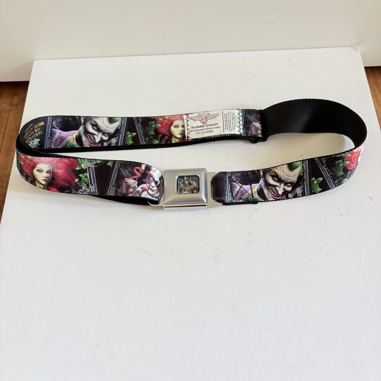 Batman Arkham Asylum Seat Belt Buckle-Down Belt Adjustable