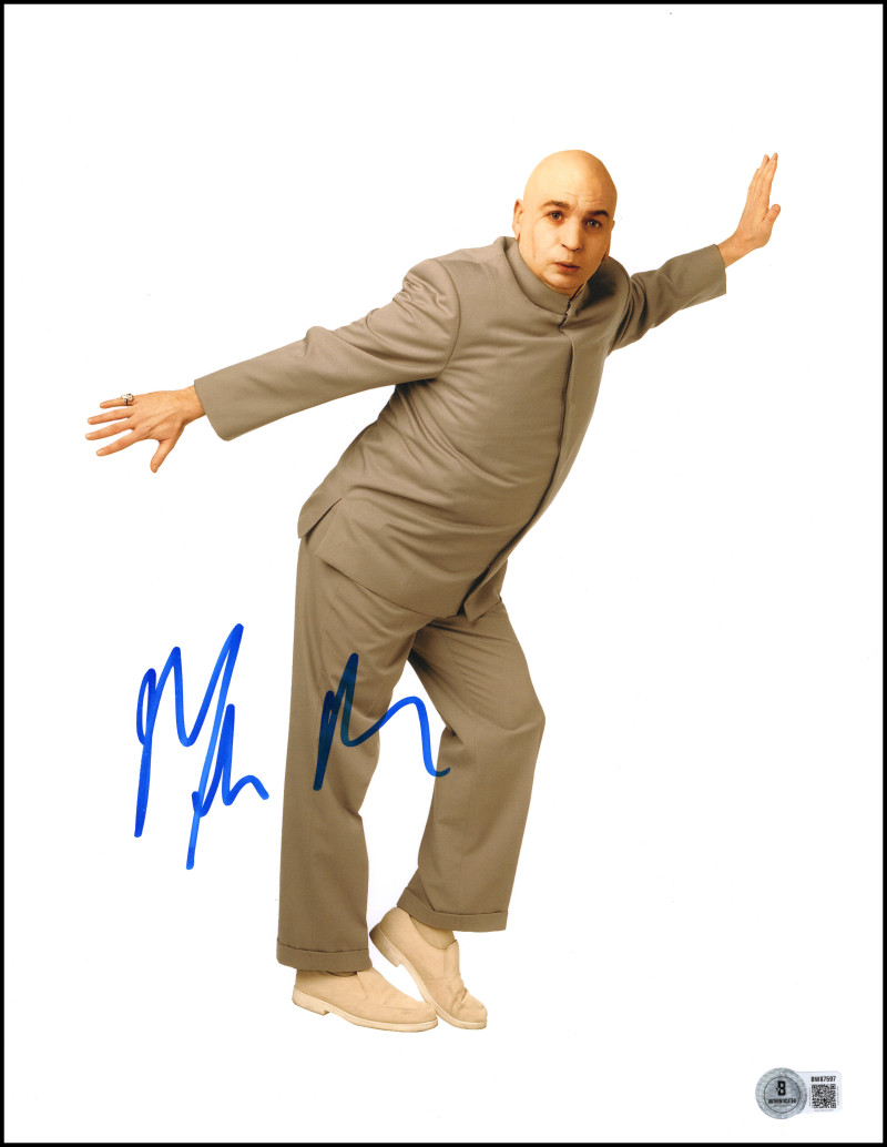 Mike Myers Signed Autograph 11×14 Photo – Austin Powers Dr Evil w/ Beckett COA