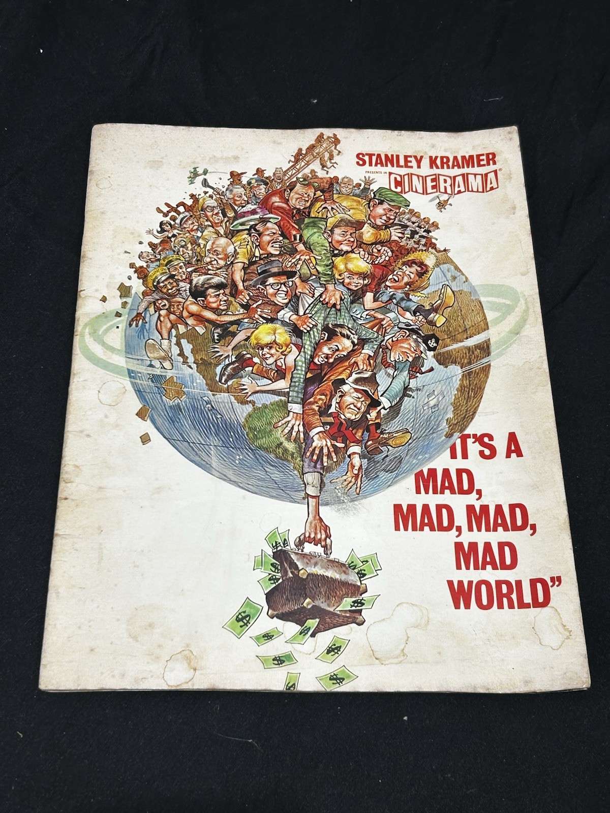 1963 souvenir program book for the movie “It’s a Mad, Mad, Mad, Mad World