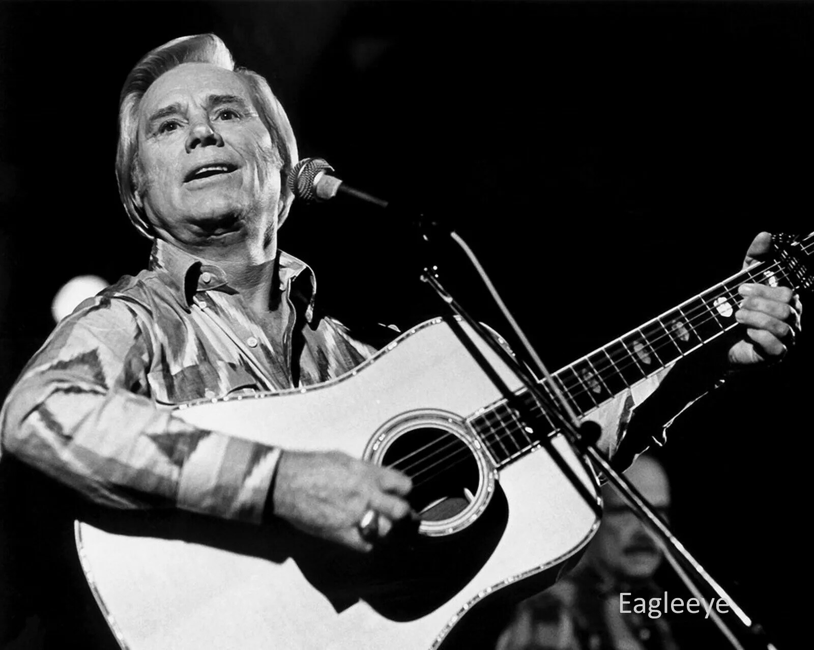 George Jones Black And White Rare Country Music The Possum 8×10 PHOTO PRINT
