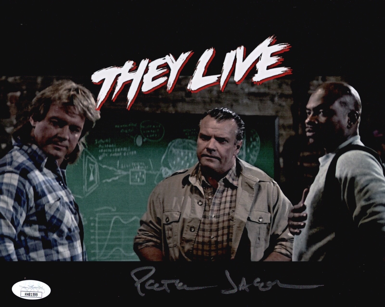 PETER JASON Signed THEY LIVE 8×10 Photo In Person Autograph JSA COA Cert