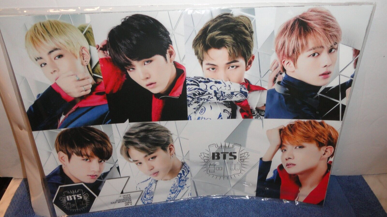 BTS STICKER/PICTURE SET 16 1/2 inches x 11 3/4 inches NIP More than One Picture