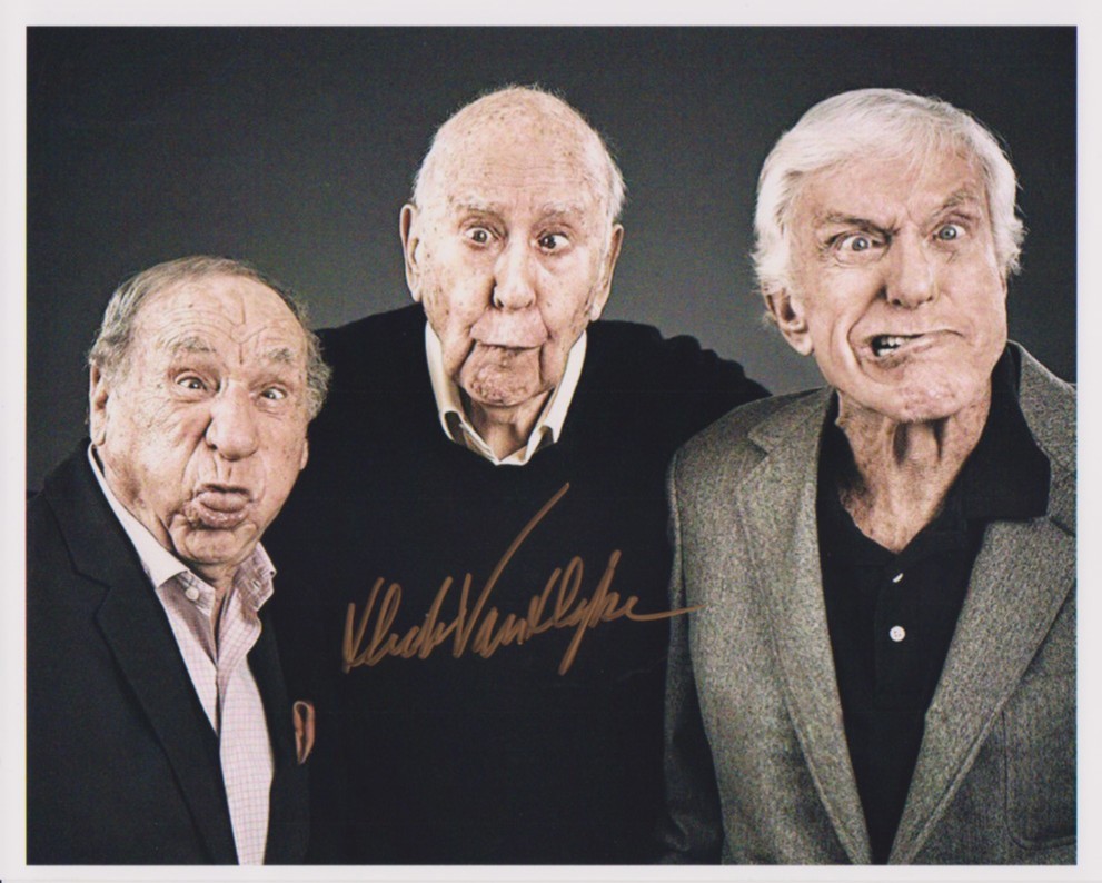 DICK VAN DYKE signed FUNNY 8×10 PORTRAIT w/ coa MEL BROOKS & CARL REINER CLASSIC