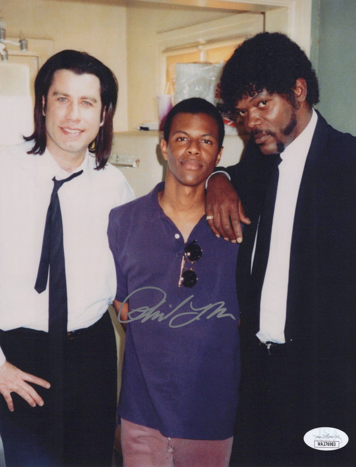 PHIL LAMARR Hand Signed PULP FICTION 8×10 Photo MARVIN Autograph JSA COA CERT