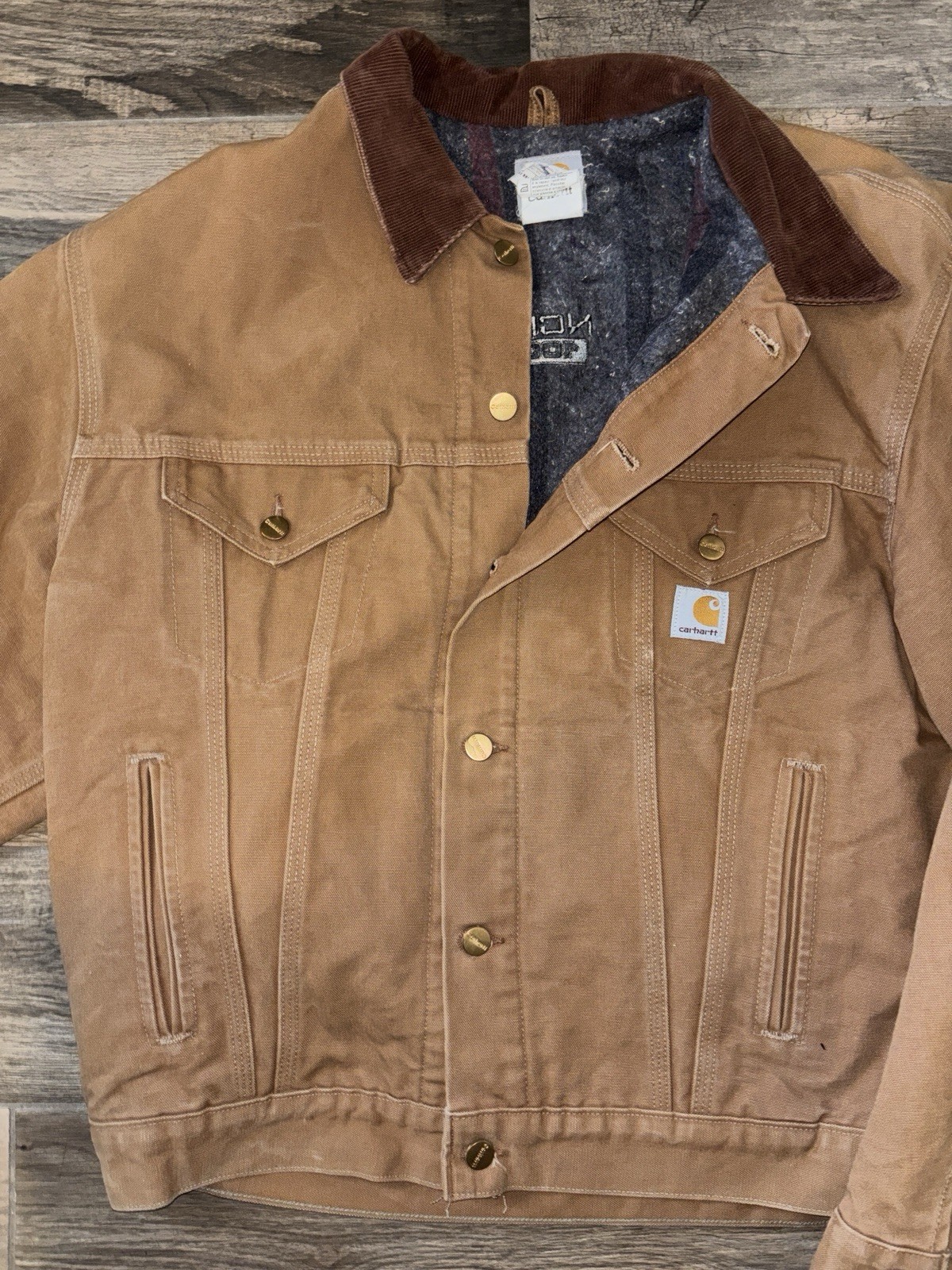 Carhartt NCIS 100th Episode Crew Jacket Brown Size L TV Memorabilia
