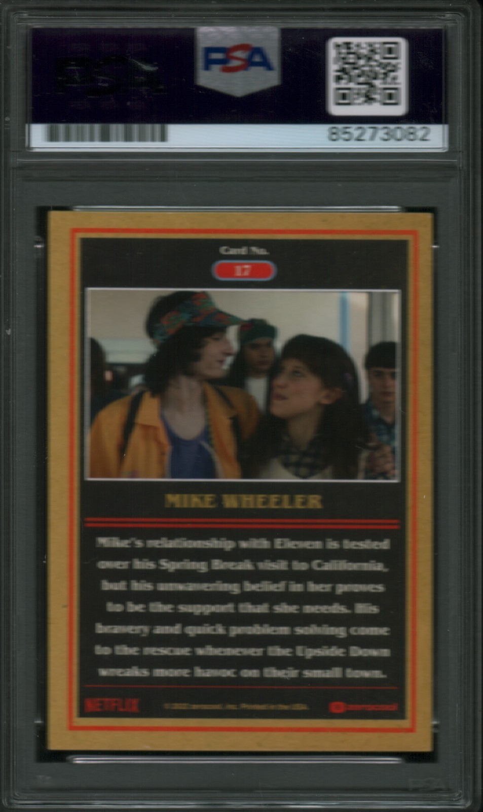 FINN WOLFHARD SIGNED STRANGER THINGS MIKE TRADING CARD PSA ZEROCOOL SEASON 4