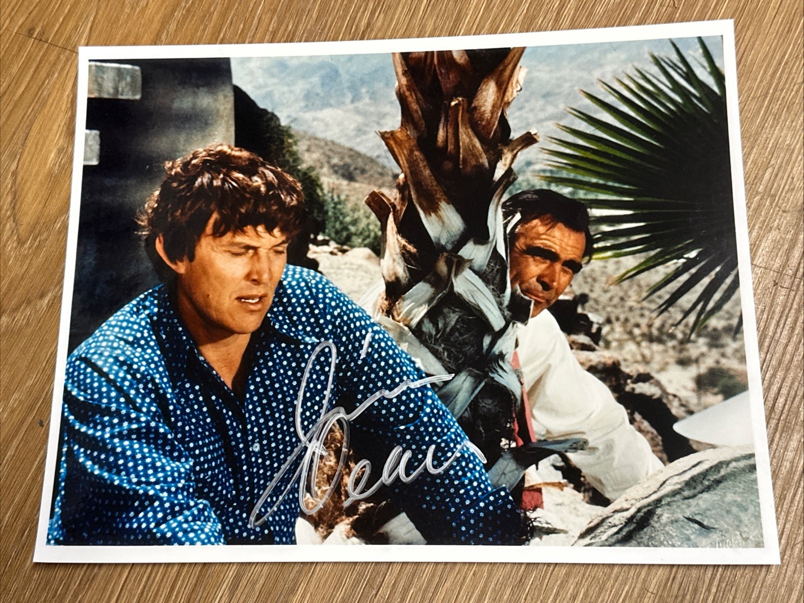 Jimmy Dean James Bond Autographed Signed 8×10 Color Photo B’BC COA