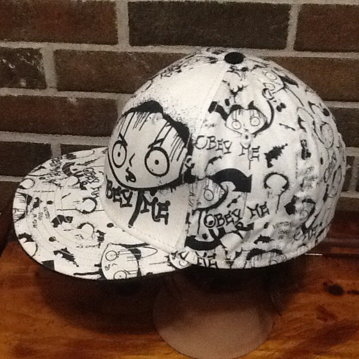 Family Guy Obey Me Cap Hat One Size S/M Flatbill 100% Cotton