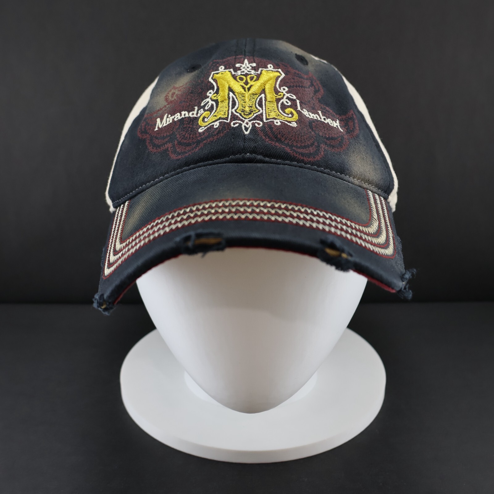 Miranda Lambert Distressed Concert Tour Hat, Adjustable Country Music