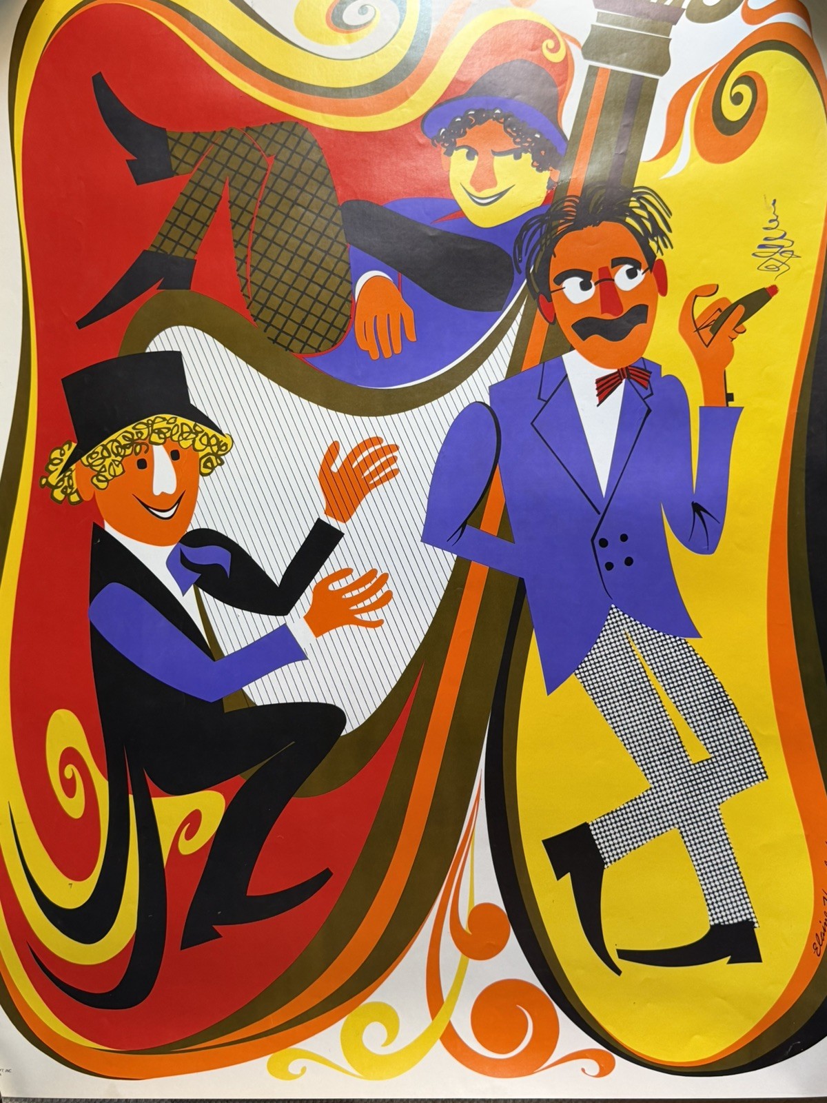 Lot of 3 Vintage Original 1968 Elaine Hanelock Posters Royal Screen Craft Inc.