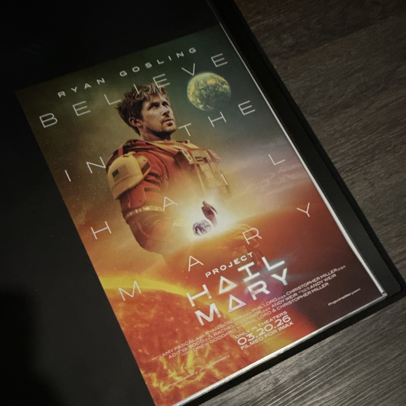Project Hail Mary Movie Poster – Movies Collectible Poster