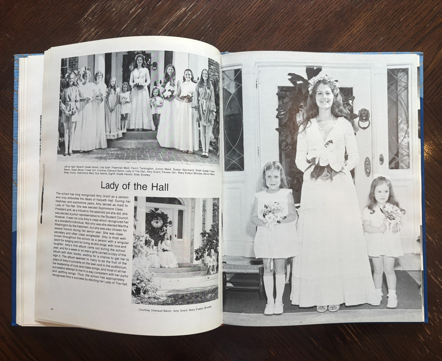 AMY GRANT 1978 Harpeth Hall School Yearbook Senior Year + Tracy Caulkins Frosh