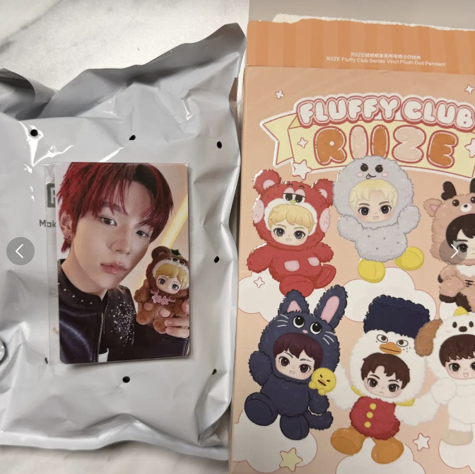 POP MART RIIZE SHOTARO Summer RIZUKO Secret 1/72 Plush Pendant Photocard