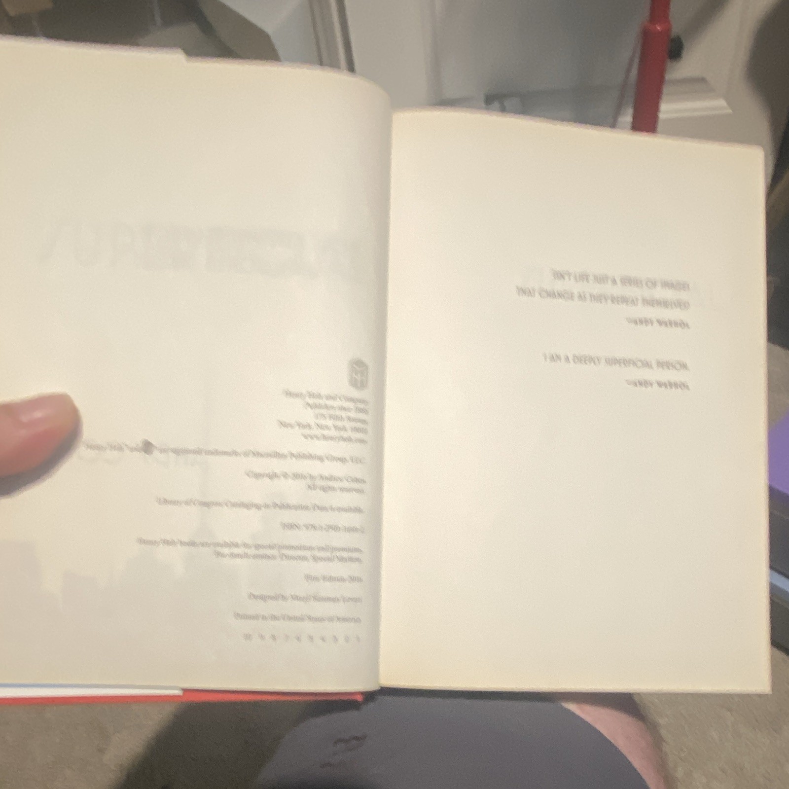 Andy Cohen Superficial: More Adventures Signed Bookplate 1st edition very clean!