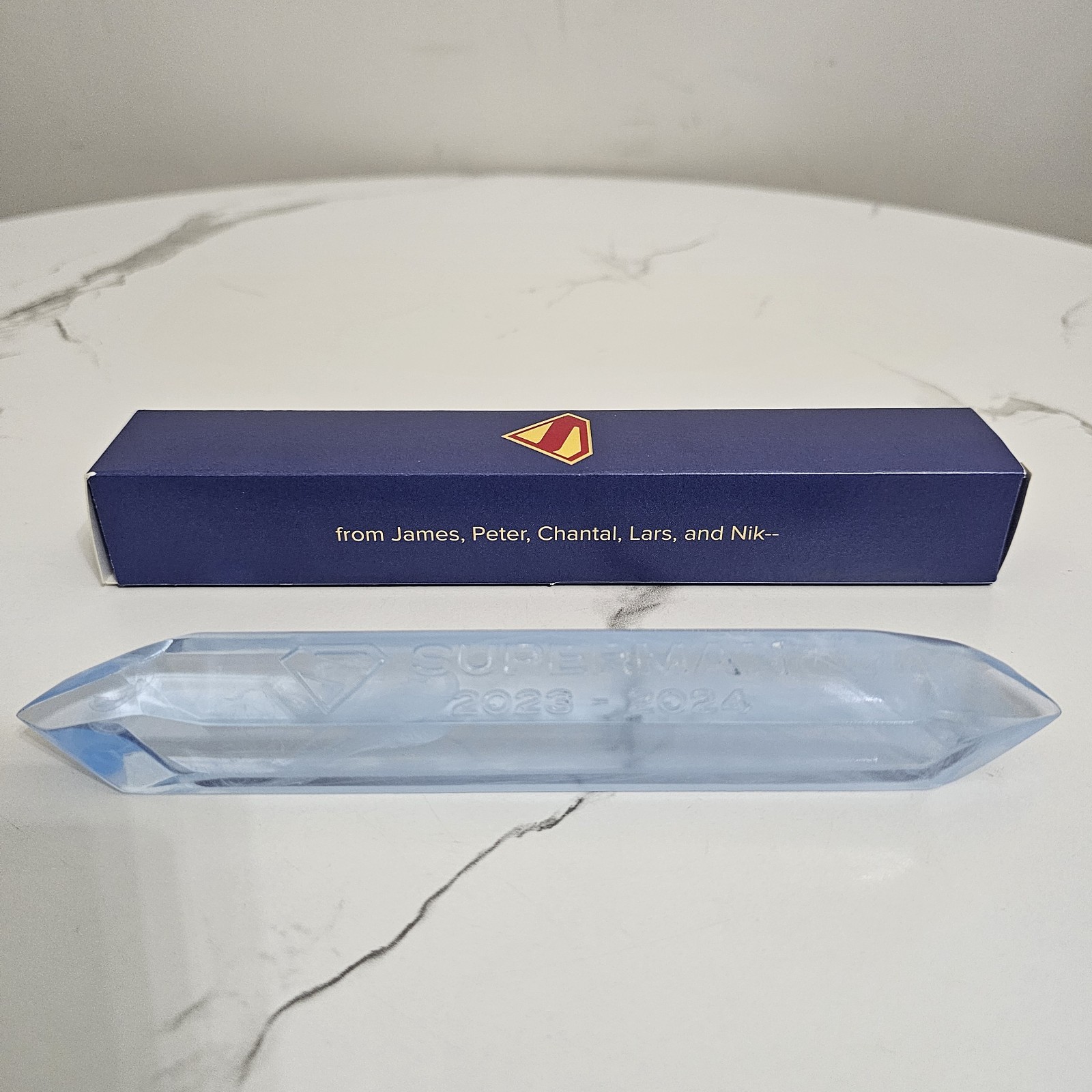 Superman 2025 James Gunn Cast And Crew Knowledge Crystal, Wrap Gift
