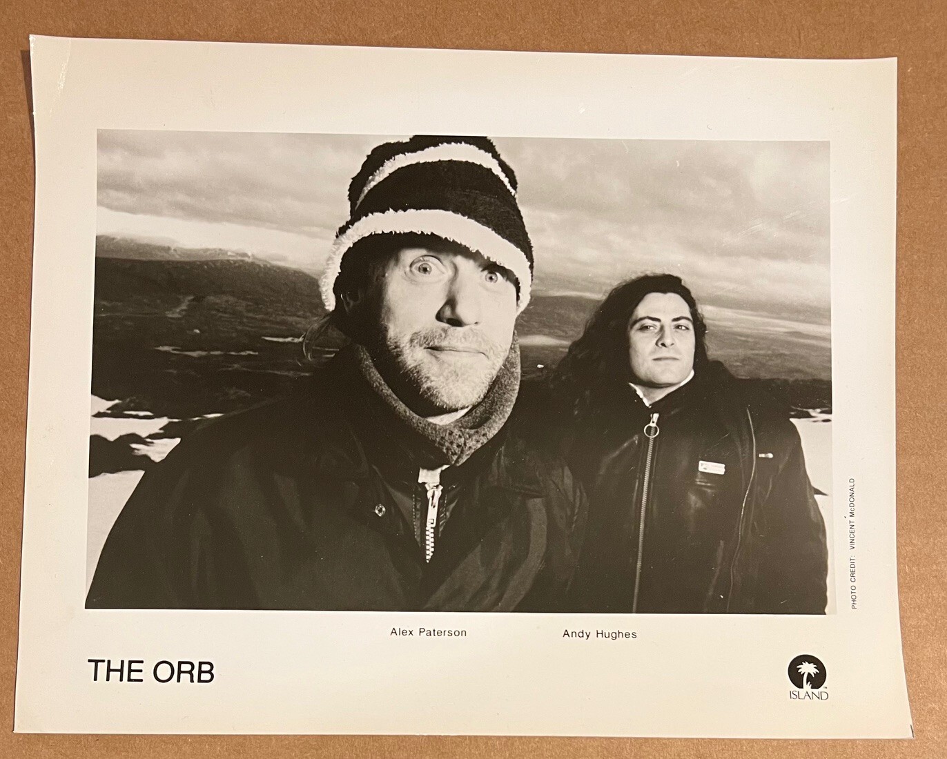 The Orb – RARE 8×10 promo black & white publicity photo