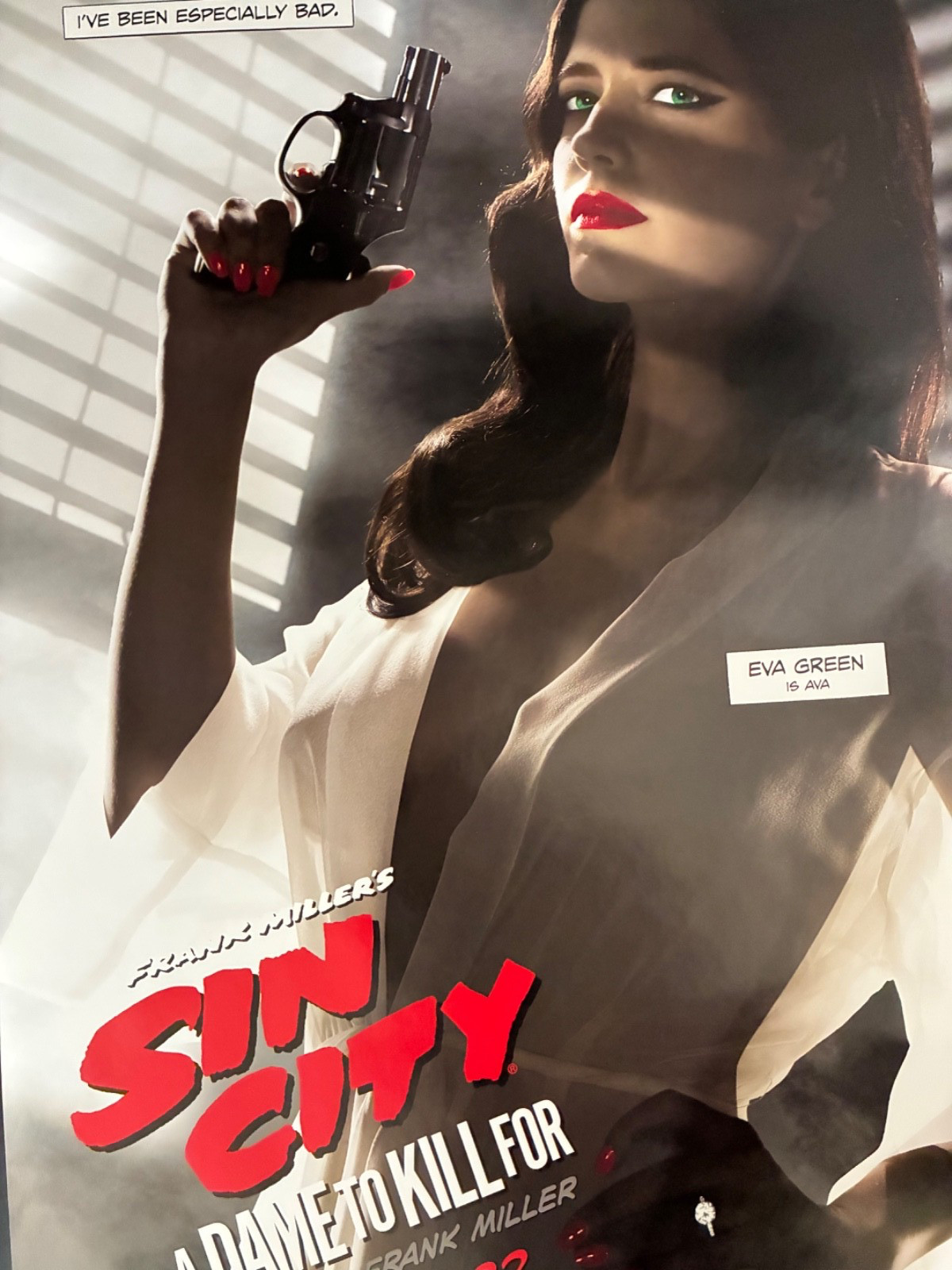 Recalled Eva Green Sin City A Dame to Kill For DS 27X40 Theatrical poster