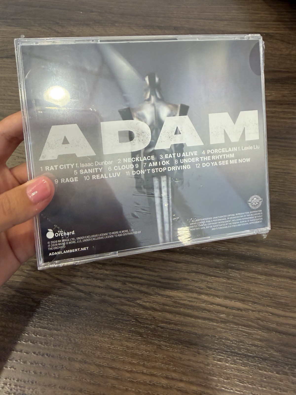 AMAM by Adam Lambert CD Autographed SIGNED