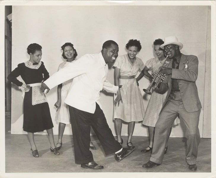 Going Places 1938 Louis Armstrong Eddie Rochester Rare Original Type 1 Photo