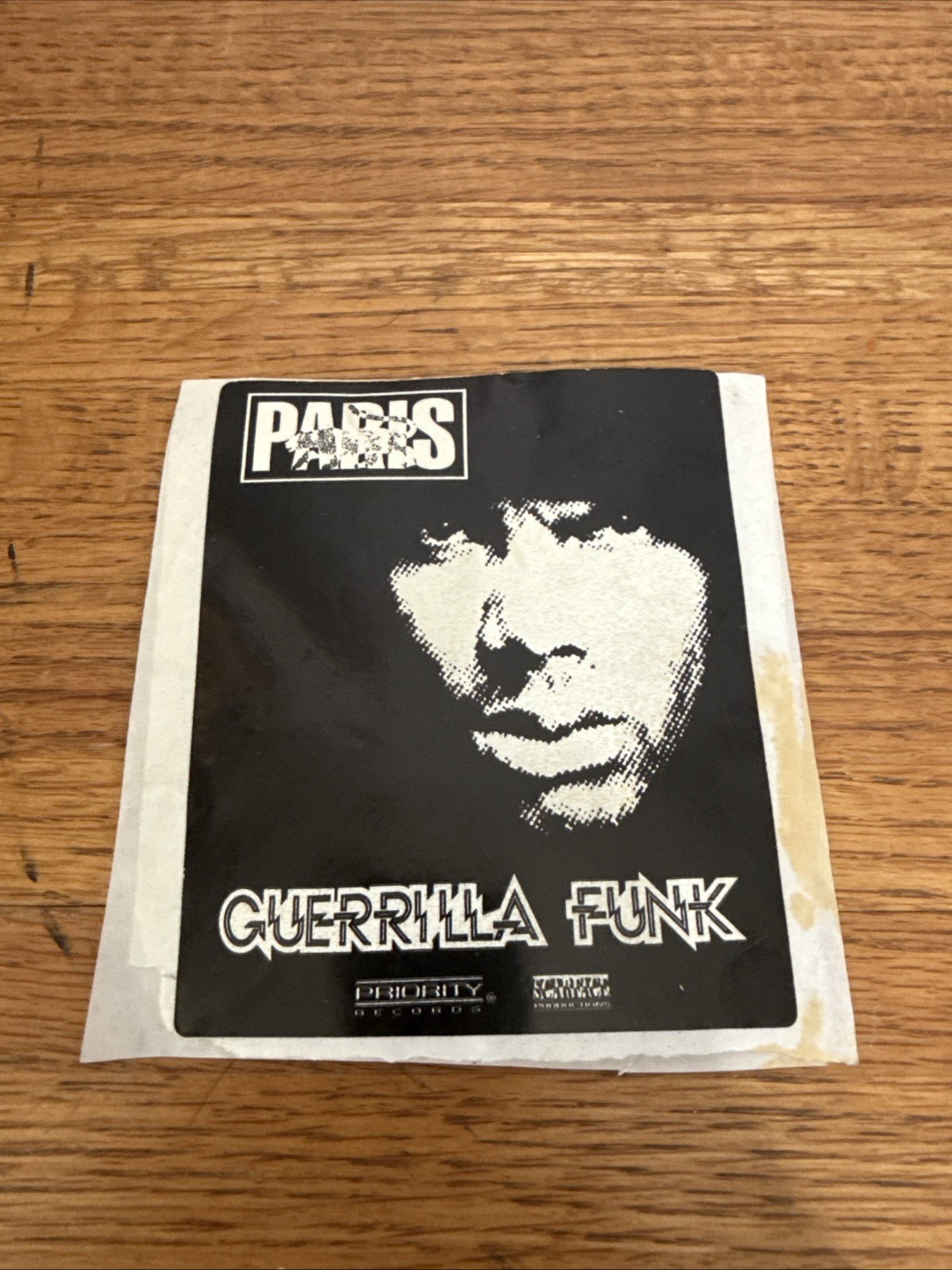 Paris Guerrilla Funk Sticker 90’s HIP HOP / RAP MEMORABILIA Vintage