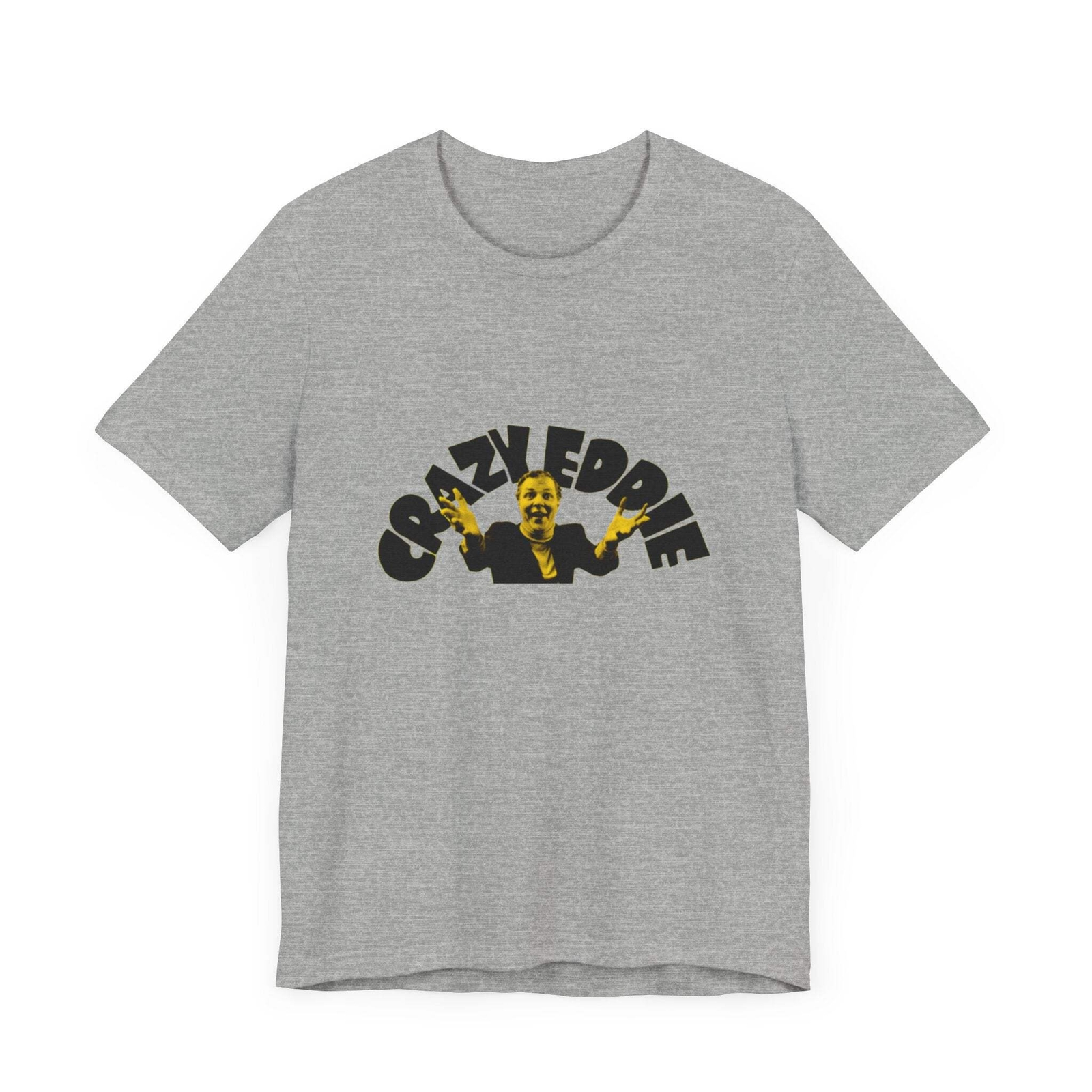 Vintage Crazy Eddie Record & Tapes Store Logo V.2 Unisex Jersey Short Sleeve T-S
