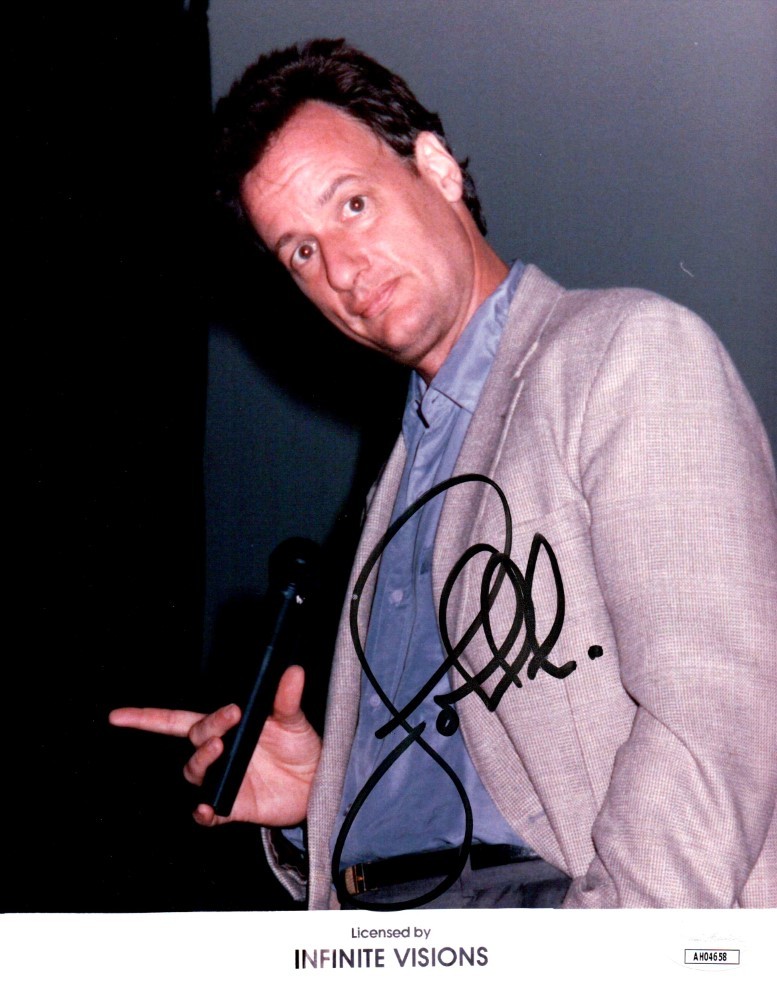 John Delancie Signed Autographed 8X10 Photo Performing Stand-Up JSA AH04658